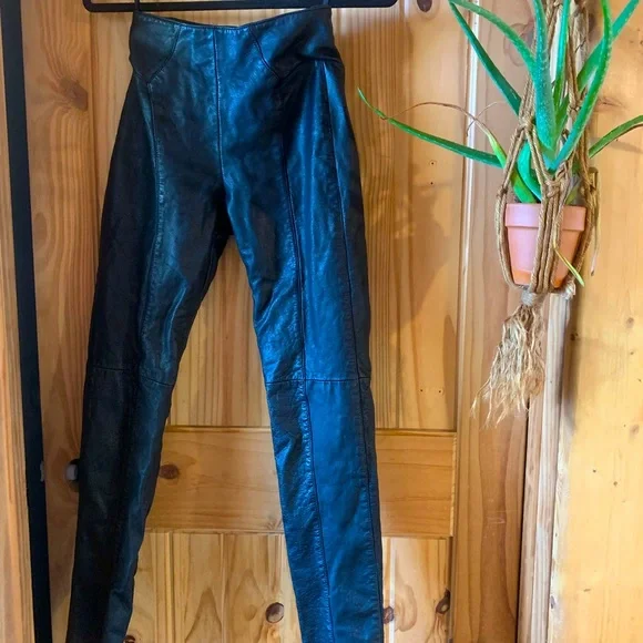 Hold for @rigel1972 VINTAGE GENUINE LEATHER VERDUCCI PANTS! - Picture 1 of 13
